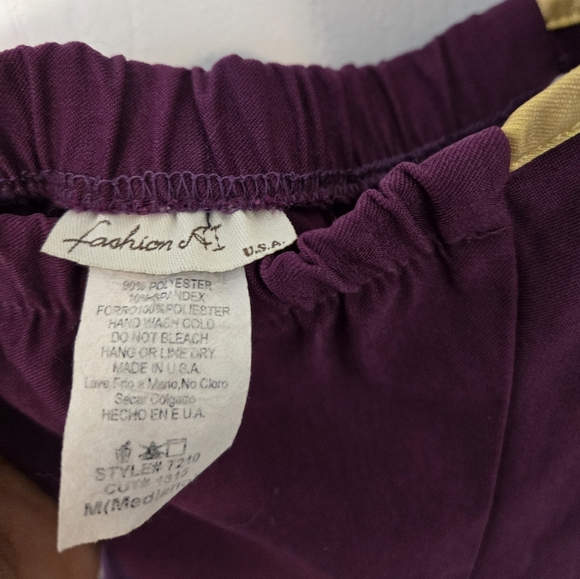 Vintage purple halter dress with pleated mini skirt - Picture 4 of 5